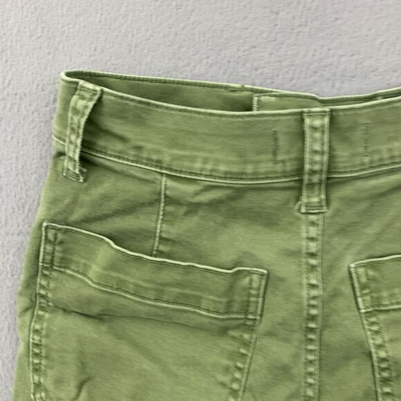 Madewell Shorts Womens Size 24 Army Green Stretch Perfect Vintage Deep Pockets - Picture 15 of 15